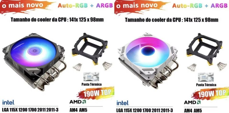 CPU cooler Wovibo Low profile 6 heatpipes