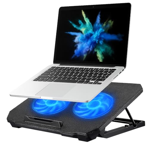 Suporte Para Notebook Com Cooler Duplo Silencioso