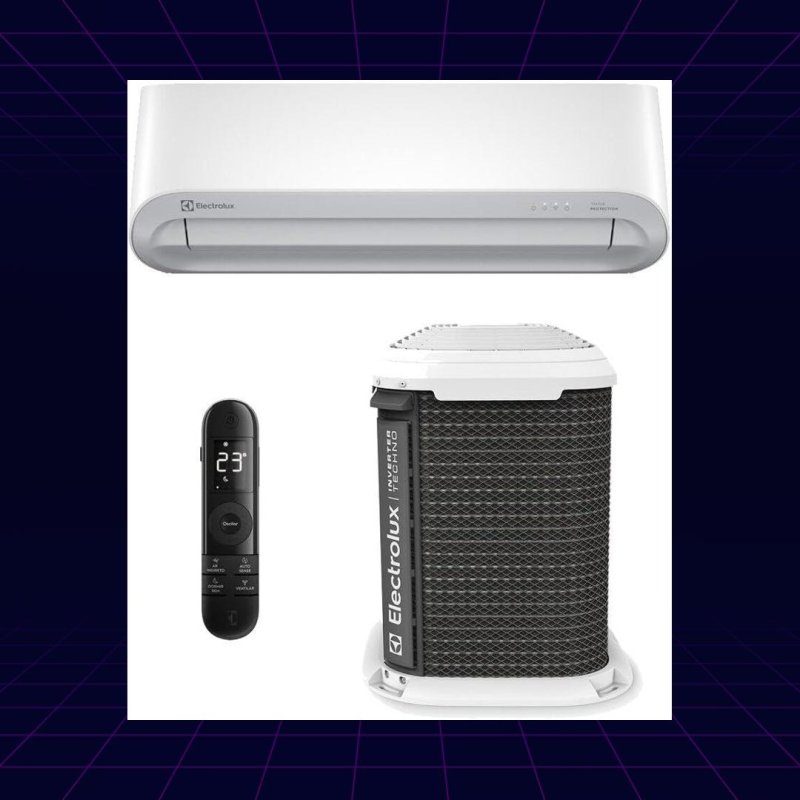 Ar-condicionado Inverter Electrolux Color Adapt Wi-fi 9.000 Btus