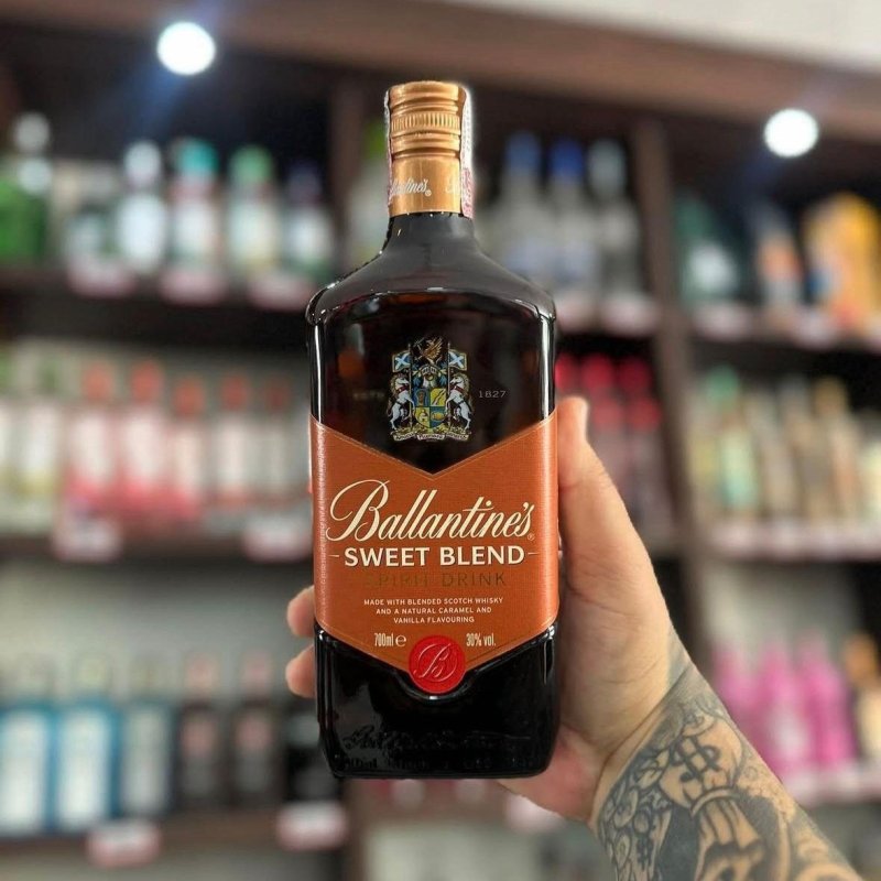 Licor Seco de Whisky Caramelo & Baunilha Ballantine's Sweet Blend 700ml