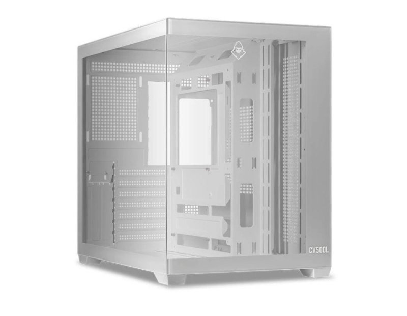 Gabinete Gamer Aquário Mancer CV500L, Branco