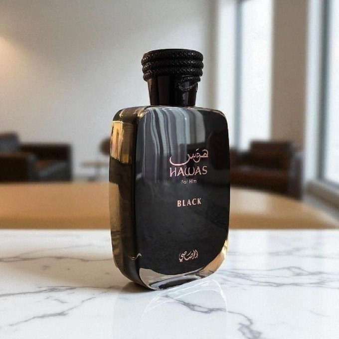 Perfume Hawas Black Rasasi Edp 100ml + Frete Grátis