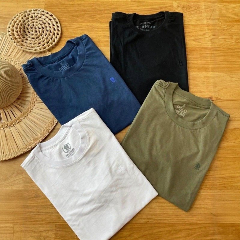 Kit com 3 Camisetas Polo Wear