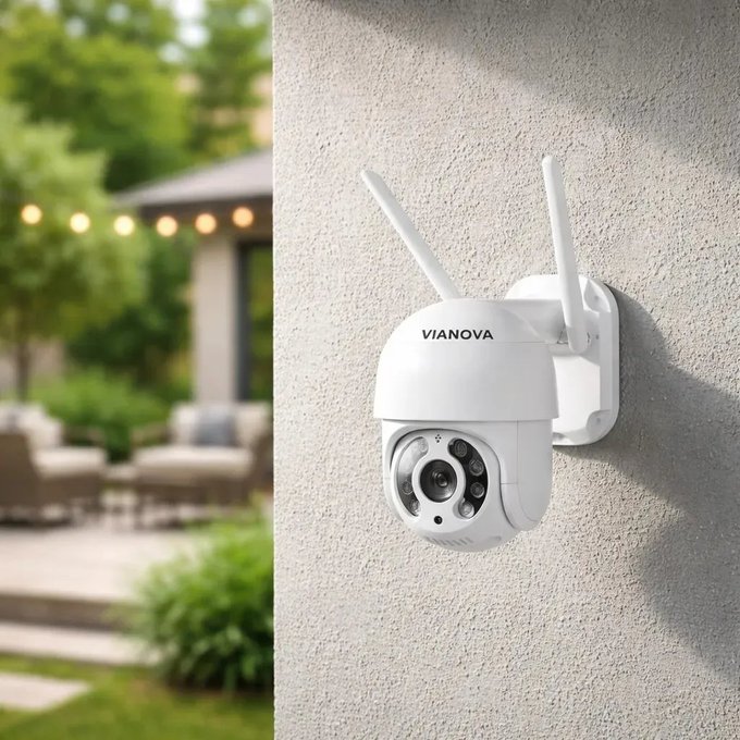 Camera Segurança Wifi Yoosee Mini Dome Full Hd Vianova Branco + Frete Grátis