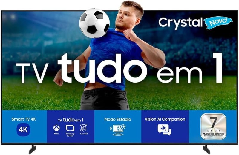 Samsung Smart TV 70" Crystal UHD 4K U8500F 2025, Xbox Cloud Gaming