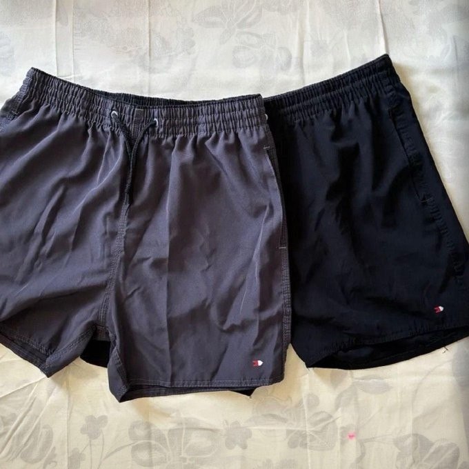 Kit com 2 Shorts Bermuda Tactel Elástico Sandrini