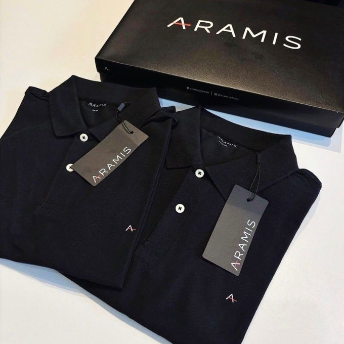 Camiseta Polo Aramis Piquet Lisa Light