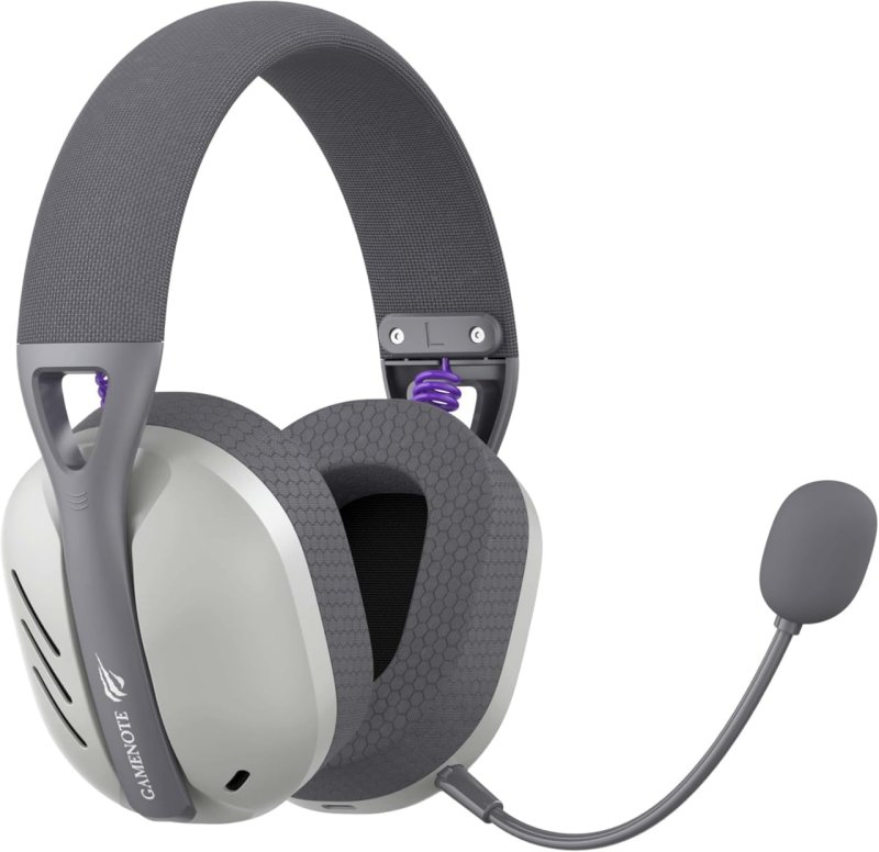 Headset Gamer Fuxi-H3 Gray Havit, Com Fio e Sem Fio, Wireless 2,4GHz, Bluetooth, Cabo USB-C, Cabo 3,5mm. Surround, Baixa Latência, Quad-Mode