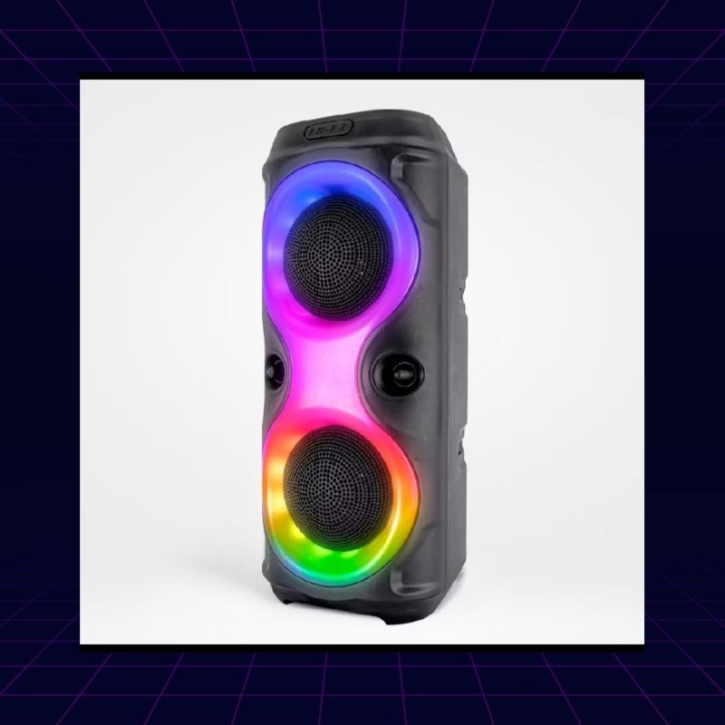 Caixa de Som Bluetooth com LED RGB 30W