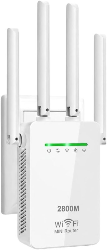 Amplificador Wi-Fi 4 Antenas 300Mpbs Repetidor de Sinal Wifi Wireless