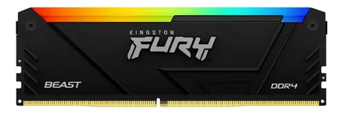 Memória RAM Kingston Fury Beast RGB DDR4 8GB 3200MHz