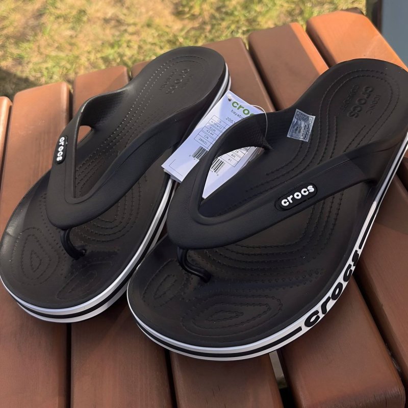 Chinelo Crocs Bayaband Flip White/navy + Frete Grátis