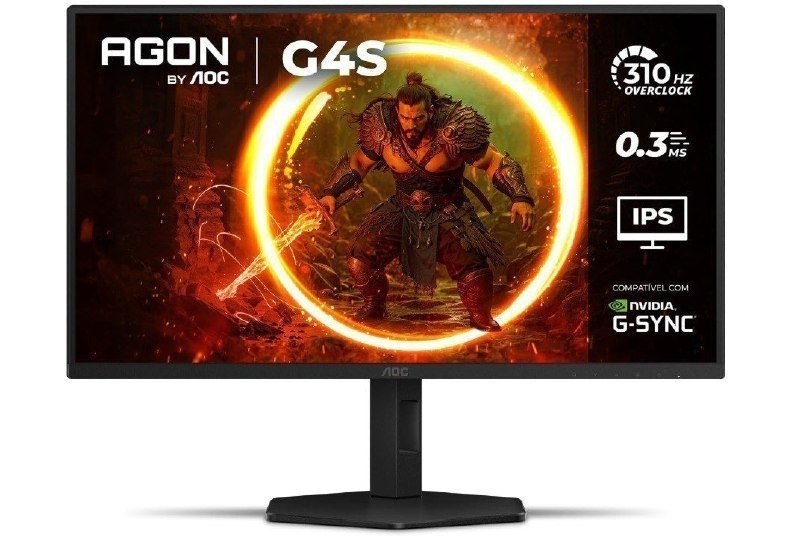 Monitor Gamer AOC AGON G4S 25" 310Hz 0.3ms HDR10 IPS Base Ajustável 25G4S/P