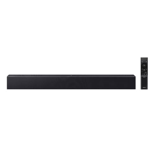 Soundbar Samsung HW-B400F, 2.0 canais, bluetooth, subwoofer integrado e HDMI ARC