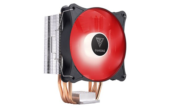 AirCooler Gamdias Boreas E1-410, RED, 120mm, Intel-AMD, BOREAS