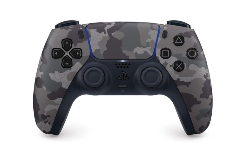 Controle sem fio PlayStation DualSense, Gray Camouflage