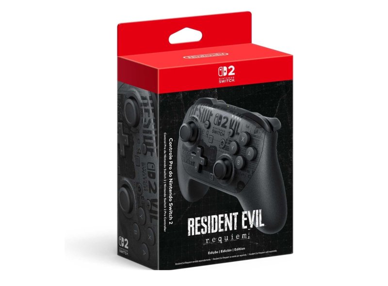 Nintendo Switch 2 Pro Controller, Resident Evil Requiem Edition
