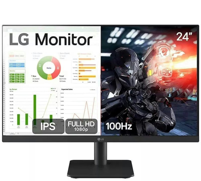 Monitor LG Gamer 24" 100Hz 5ms Full HD - 24MS500-B