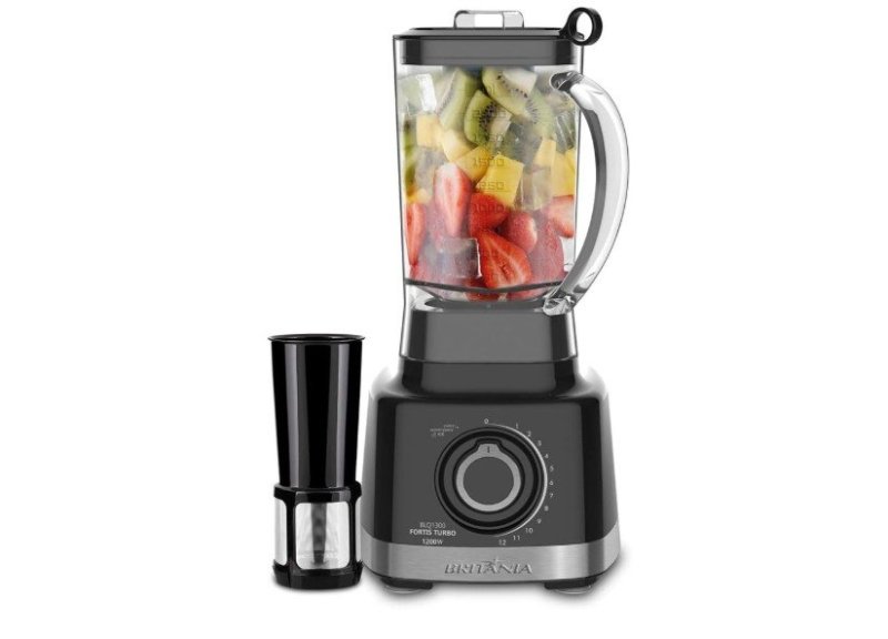Liquidificador Turbo, Blq1300p, 1400W, 3L, Chumbo, 127v, Britânia + Frete Grátis