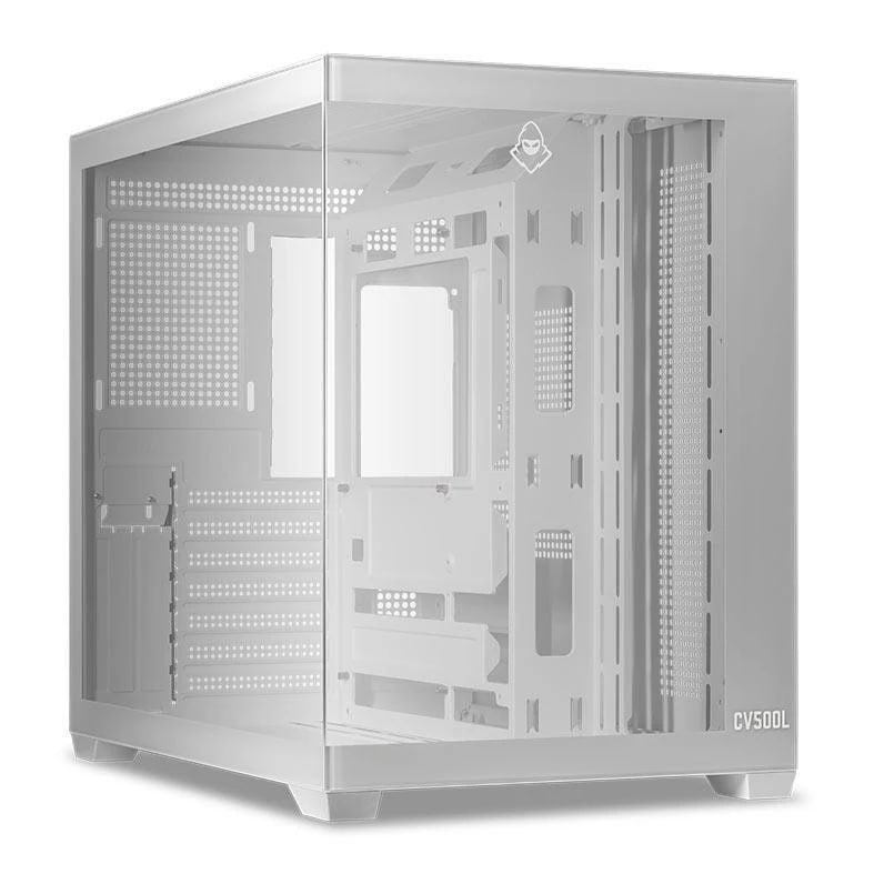 Gabinete Gamer Aquário Mancer CV500L, Mid Tower, Lateral De Vidro
