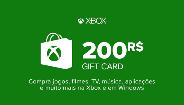 Cartão de Oferta Xbox Live 25 BRL (Microsoft Store)