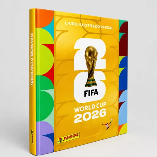 Álbum Capa Dura Ouro - Copa Do Mundo 2026 - Fifa World Cup