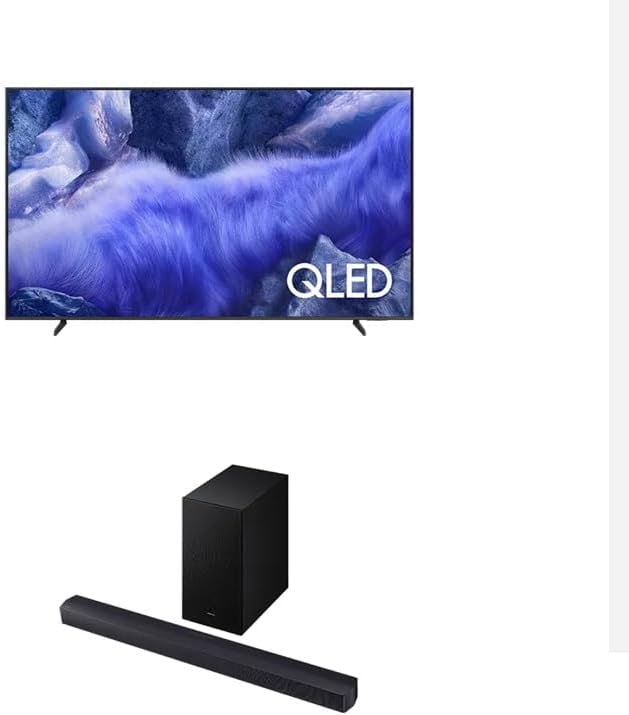 Combo Smart Tv Samsung Vision AI TV 55" QLED 4K QEF1 + Soundbar HW-B450F
