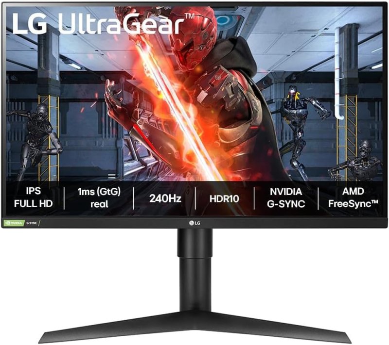Monitor Gamer LG UltraGear 27" IPS Full HD 240Hz 1ms – 27GN750-B