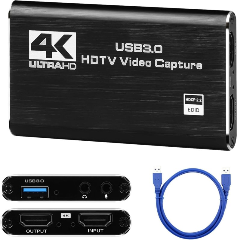 Placa de Captura HDMI 4K USB 3.0