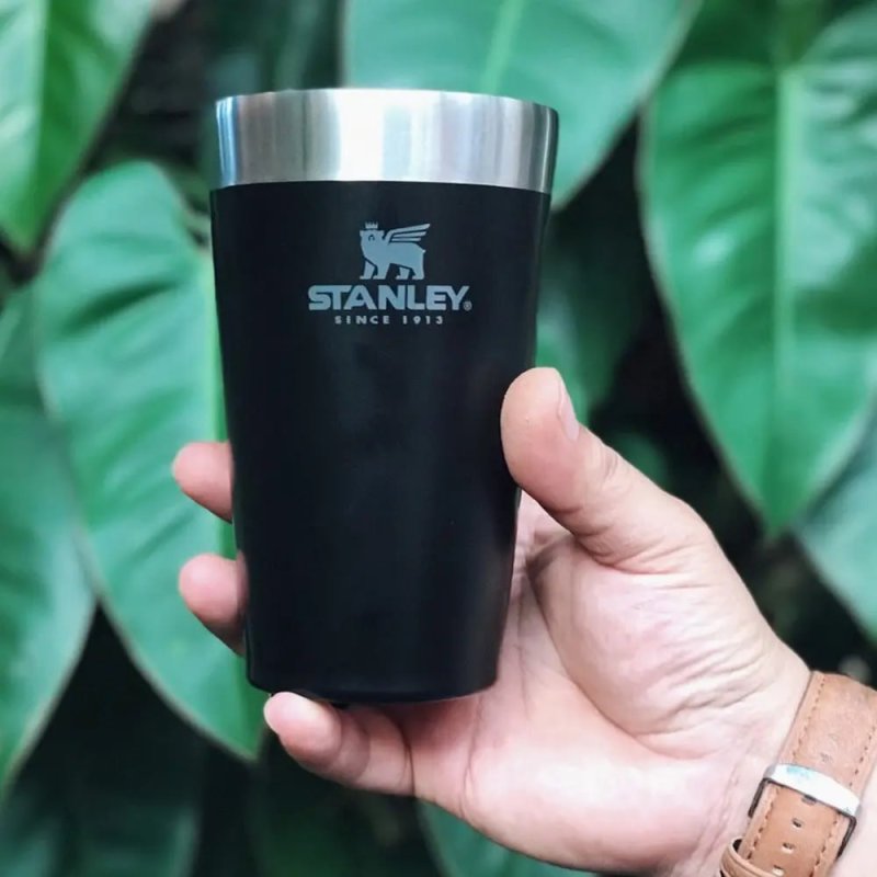 Copo Térmico Stanley Matte Black 473ml