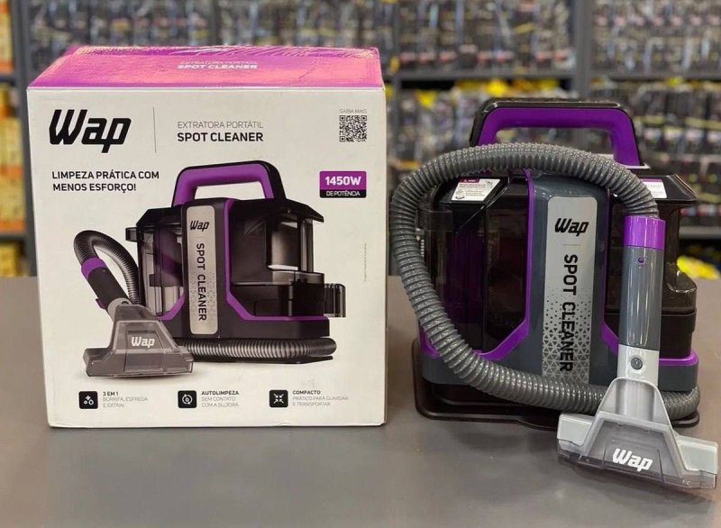 Extratora de Sujeiras Portátil Spot Cleaner W3 1450W 3 em 1 para Tapetes, Carpetes, Estofados