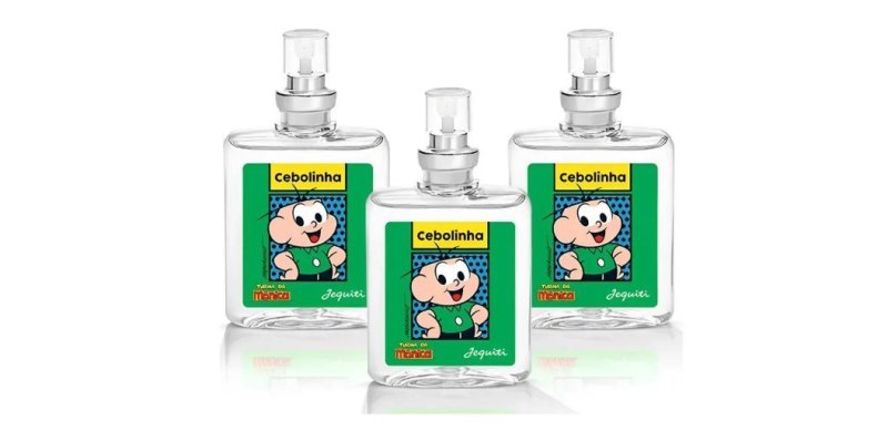 Kit 3x Perfumes Colônia Miniatura Cebolinha Turma Da Mônica Jequiti De 25ml