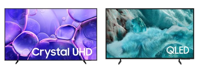 Smart TV 85" Crystal UHD 4K U8100F + Vision AI TV 50" QLED Ultra 4K