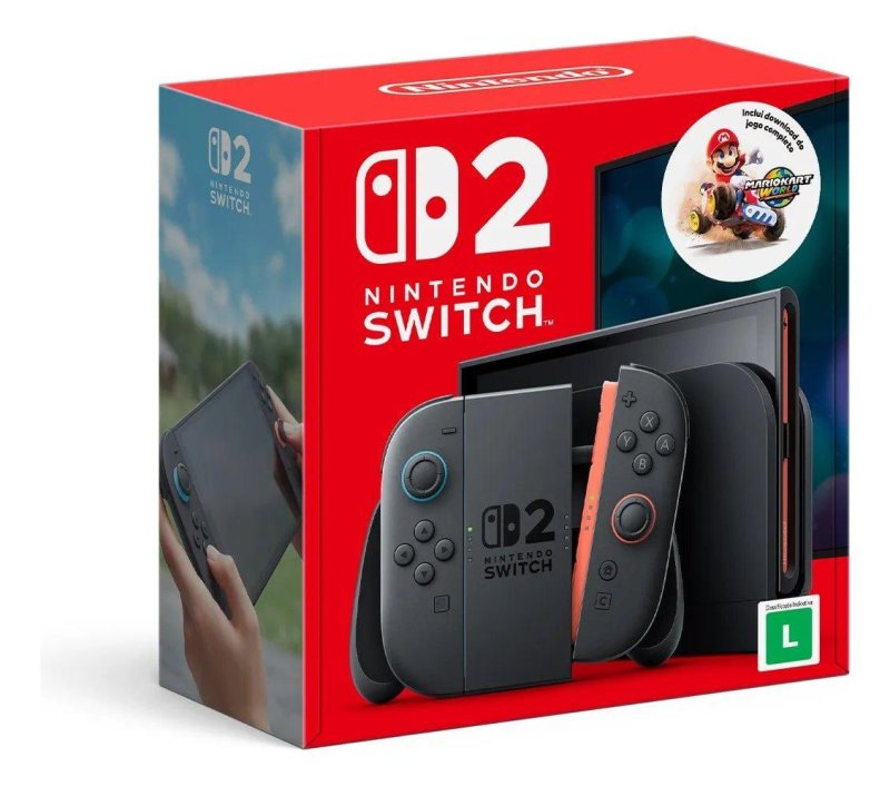 Console Nintendo Switch 2 na Shopee com cupom
