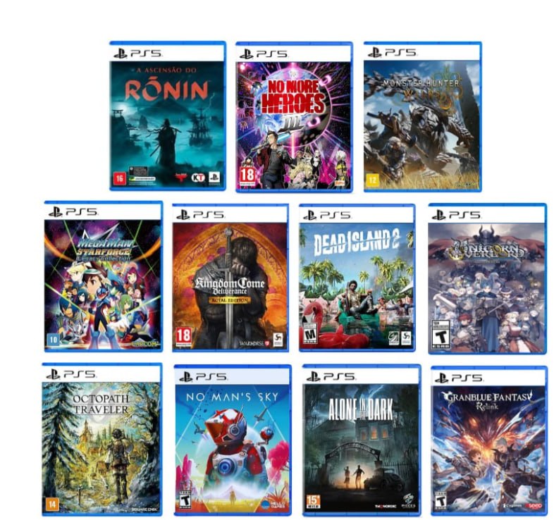 Jogos para PS5 em promoção