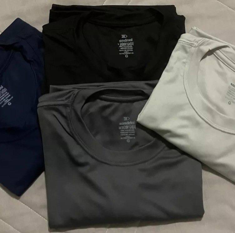 Kit com 4 Camisetas Sandrini Dry-fit