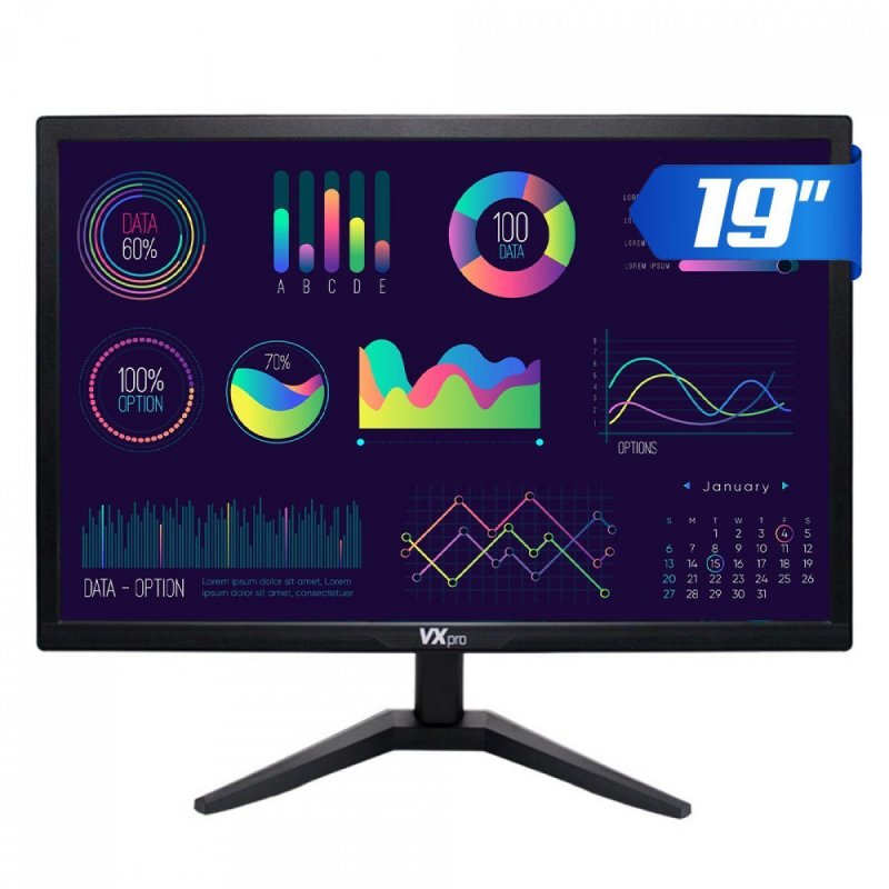 Monitor 19" Led Hd 60hz Vx190x HDMI