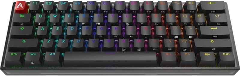 Teclado Mecânico Gamer AGON AGK600 Cherry MX Red Switch Hot-Swappable
