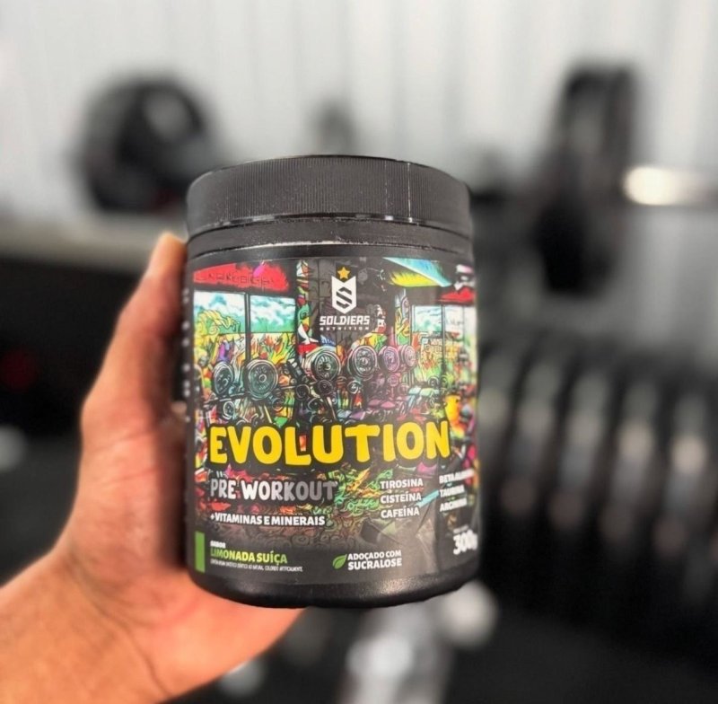 Pré-Treino Evolution Workout 300g Termogênico Soldiers