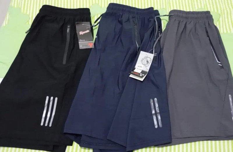 Kit 3 Bermudas Secagem Rápida