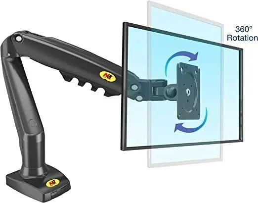 Suporte Para Monitores Articulado De Mesa Pistão A Gás 13-32