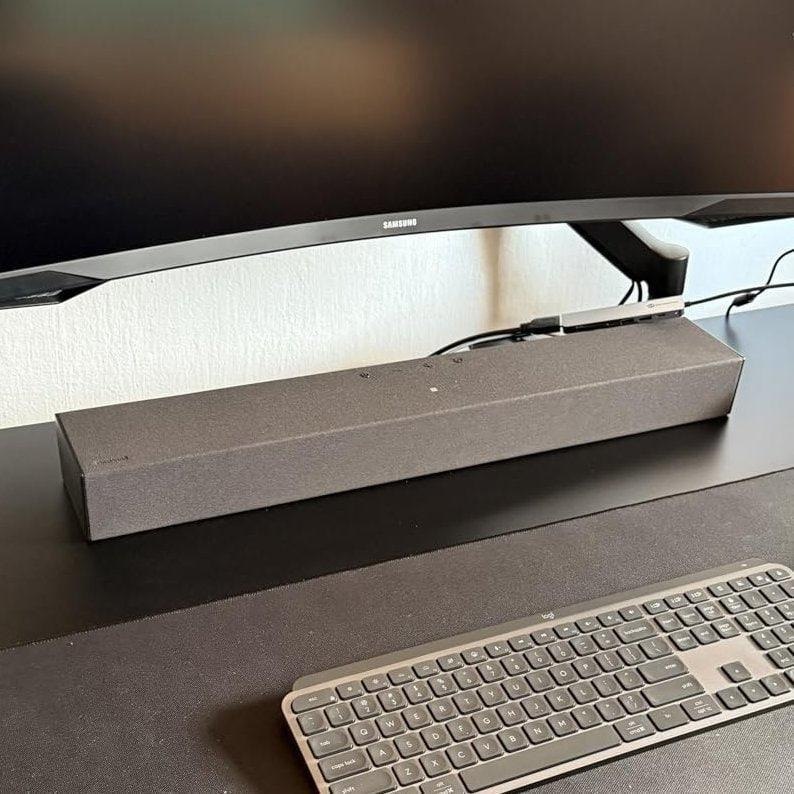Soundbar Samsung HW-B400F com 2.0 canais e Subwoofer integrado