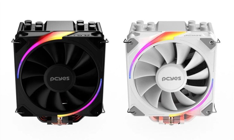 Aircooler Pcyes Frost Pulse Argb White Ghost