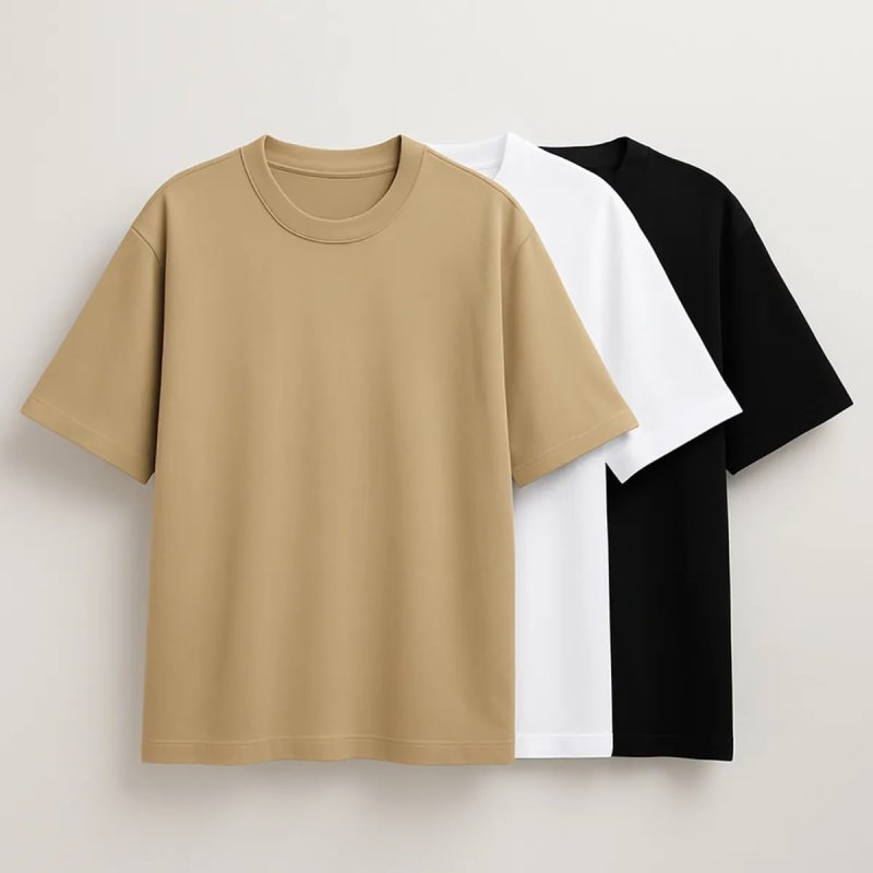 Kit com 3 Camisetas Oversized