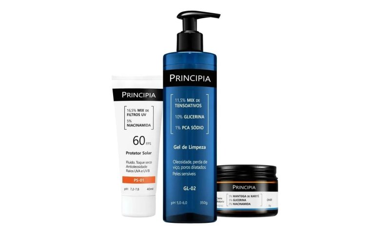Principia Kit Completo Para Pele Sensível Com Fps 60