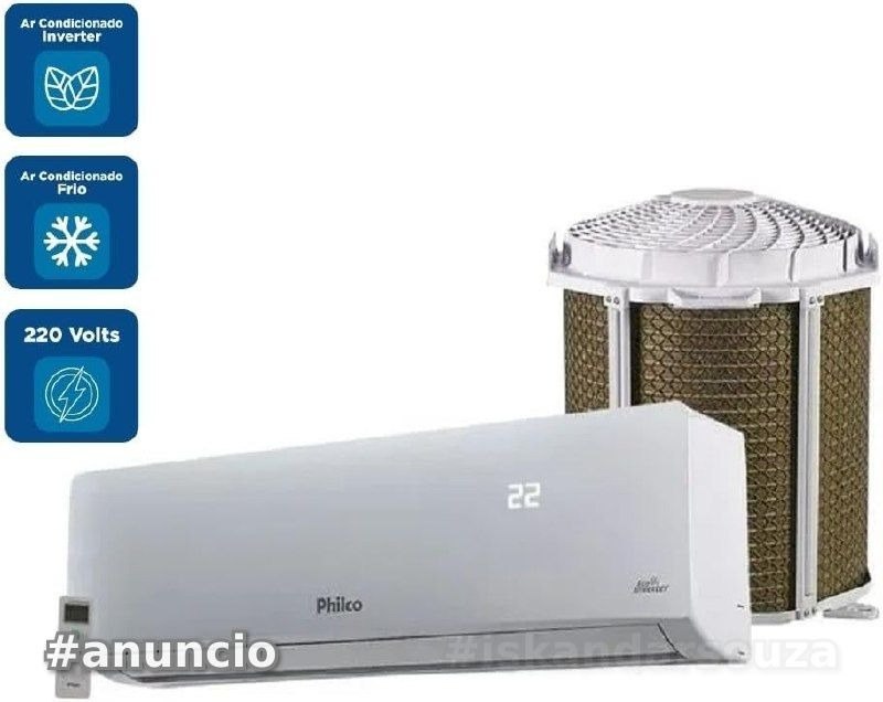 Ar Condicionado Split Hi Wall Inverter Philco 12000 BTU/h Frio PAC12FC – 220 Volts