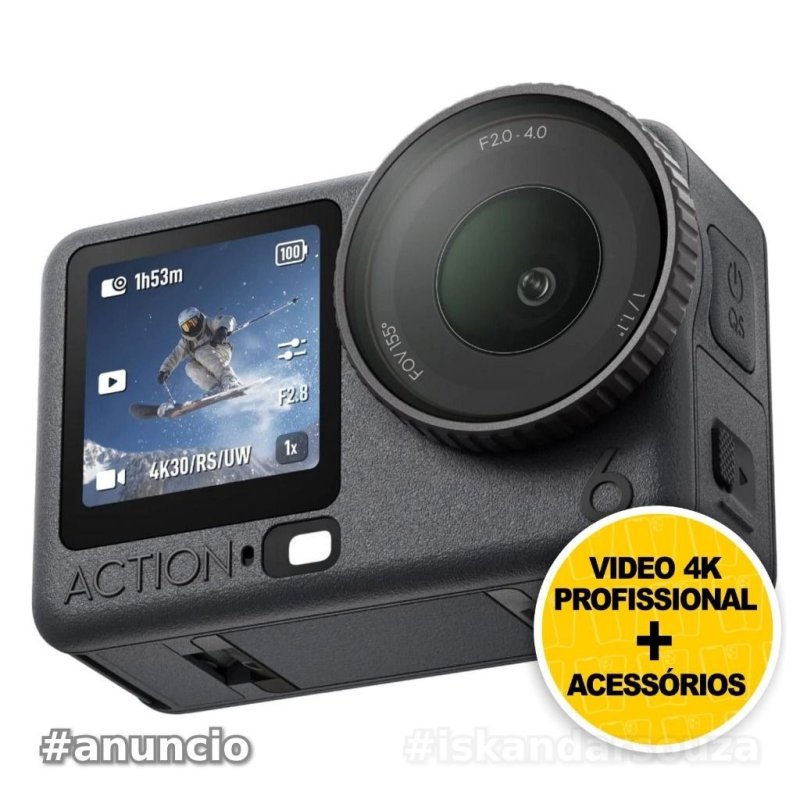 Câmera de Ação DJI Osmo Action 6 Standard BR (COMBO)
