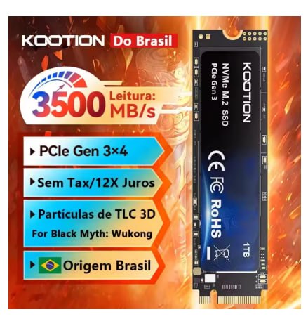 KOOTION SSD NVMe M.2 2280 1TB