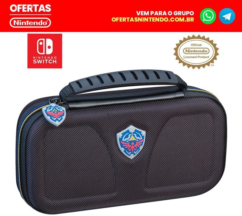 Case de transporte Zelda para Switch LITE