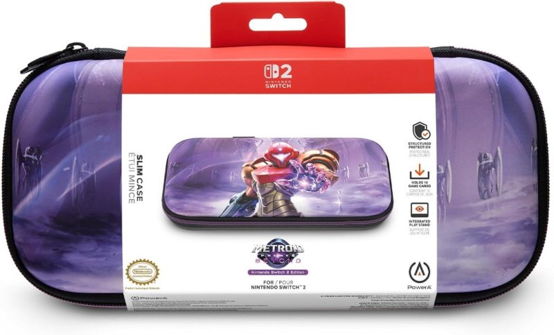 PowerA Slim Case for Nintendo Switch 2 - Metroid Prime 4: Beyond, Officially Licensed, Protective Case